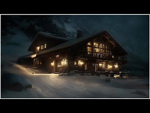 10 Hours Soothing Arctic Snow Storm Sleep Sounds┇Freezing Winter Night┇Dark Screen Blizzard Sounds