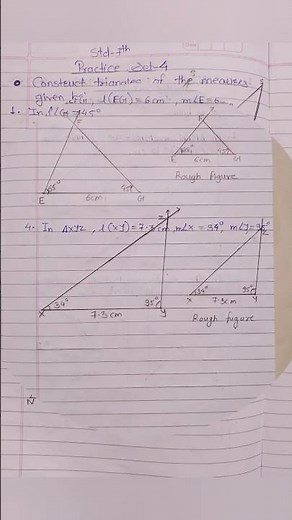 Practice set 4 class 7 maths | Chapter 1 Geometrical constructions | State board | std 7 maths |