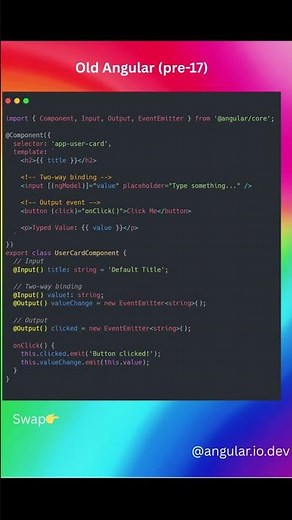 Angular 17 Signals: Input, Output & Model Made Simple 🚀 #viral #shorts #angular
