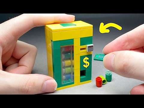 How to make a Lego Vending Soda Machine