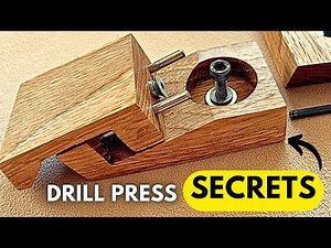 4 Secret Tools That Make a Drill Press Do the Impossible!