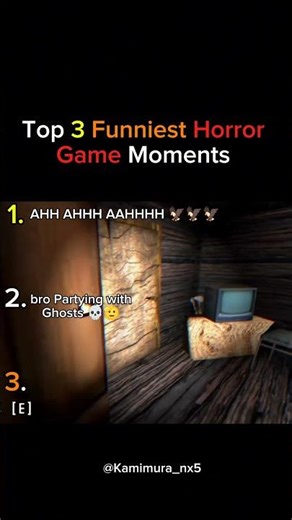 Top 3 Funniest Horror Game Moments 🔥 You can't believe the last one 😂💀