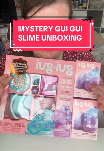 Replying to @Moose Toys UK - I recently reviewed a Mystery Slime GUI GUI from @Moose Toys UK and it’s safe to say I didn’t love it as much as I had hoped. The team behind the product were so lovely about it, and have taken it as constructive criticism, fed it back to their design team to try and improve them and have sent me a package with some extra textures in. I have been making slime content for 8 years and nobody has ever done anything like this before so I wanted to make this video being c