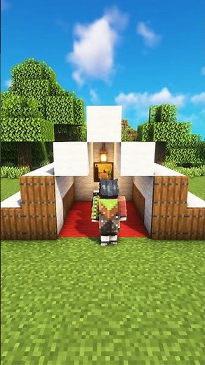 Minecraft Survival Campsite🏕️ #shorts