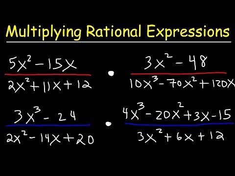 Multiplying Rational Expressions