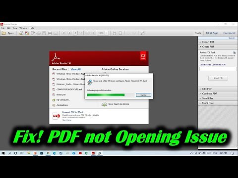 Fix! PDF not Opening in Windows 10