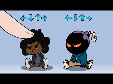Anime Chibi Fnf vs Finger || Friday Night Funkin' Animation || Whitty and Carol
