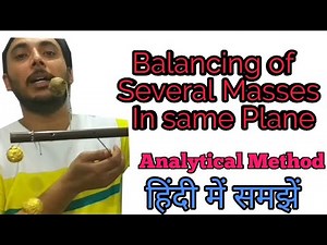 Balancing of rotating masses in same plane || balancing of rotating masses Analytical method