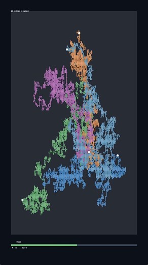 2D Random Walk #pixelart #relax