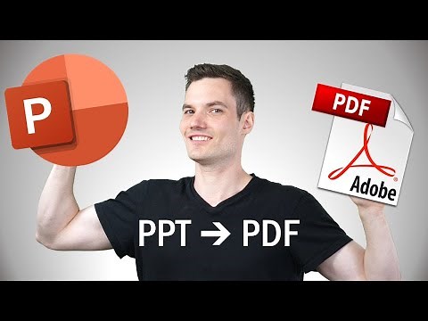 How to Convert PowerPoint to PDF (PPT to PDF)