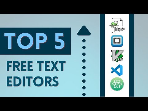 Top 5 Free Text Editors or Source Code Editors