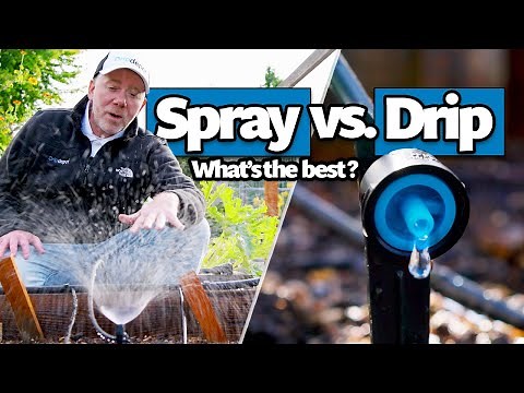 Spray vs. Drip Irrigation: What’s best for your Garden?