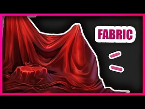 HOW TO DRAW/PAINT *ANY* FABRIC AND CLOTHES , ✔️PROBLEM SOLVED! Digital art tutorial speedpaint