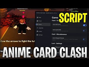 [🎃HALLOWEEN] Anime Card Clash Script Auto Farm Loot, Auto Roll & Kill Bosses Roblox 2025