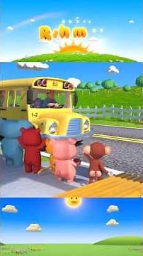 [ 1 MINUTE LOOP ] 🚍 Wheels on the Bus Sound Variations Remix 🎶 || Several Version | Sunny Rhymes