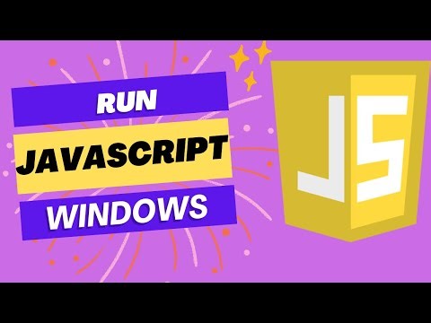 How to Run JavaScript in Windows Step by Step