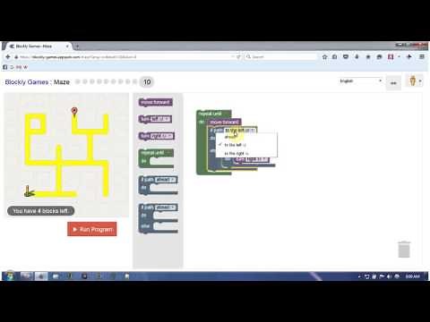 Blockly Games Walkthrough All Levels 1 - 10