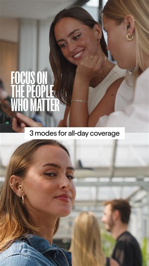 7.9K views | Looking for a way to stay focused, calm and collected, wherever your day takes you?  Loop Switch™ earplugs makes moving through the world easier thanks to:  3 modes to toggle through 狼 Quiet Mode for focus  Experience Mode for events  Engage Mode for deeper connection Experience life at your volume. Shop now for 100-day, hassle-free returns. | Loop | Facebook