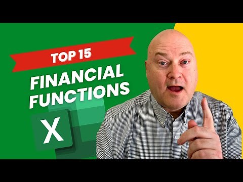 15 Excel Financial Functions Everyone Should Know!