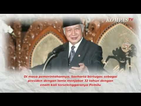 membuat gambar vektor wpap pahlawan (Soeharto)