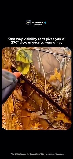 This One-Way Tent Lets You See EVERYTHING — But No One Can See You 👀⛺🤯