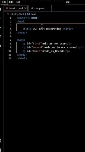 How we Link CSS in HTML file.