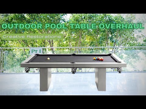 Outdoor Pool Table Repair (Part 1)