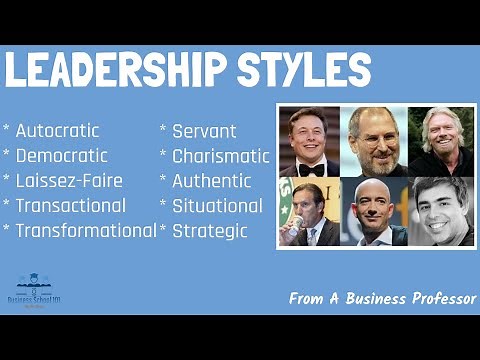 10 Most Common Types of Leadership Styles (With Real-World Examples) | From A Business Professor
