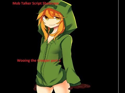 Minecraft Mob Talker Script Showcase-Cupa the Creeper part 1