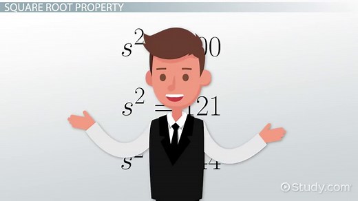Square Root Property | Overview, Formula & Examples