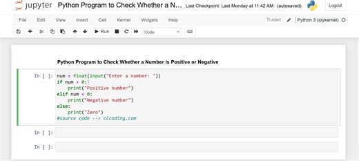 9.9K views · 226 reactions | Day 5 : Python Program to Check Whether a Number is Positive or Negative | Python Coding | Facebook
