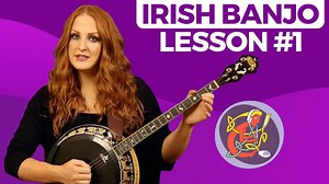 Beginner Irish Banjo Lesson 1: Intro + How to Hold etc | OAIM....