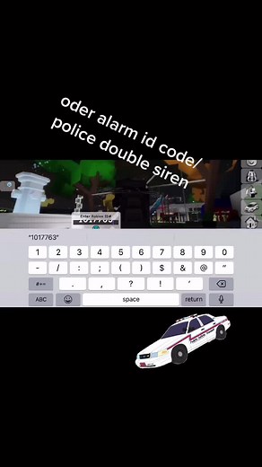Roblox Police Siren Sound ID | Green Screen Video