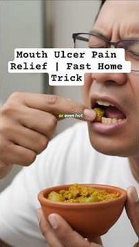 Mouth Ulcer Pain Relief | Fast Home Trick