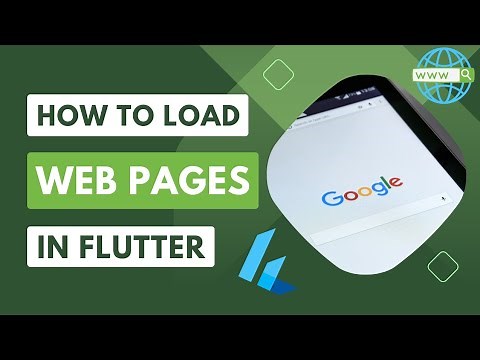 WebView Flutter Tutorial | Loading a Web Page in Flutter Application
