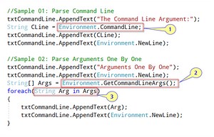 Parse Command Line Args for C# Winform & Console App