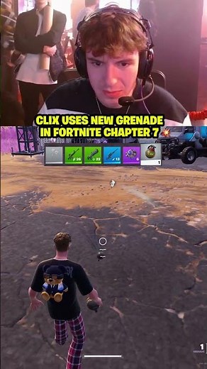 Clix uses NEW Grenade in Fortnite Chapter 7 💥