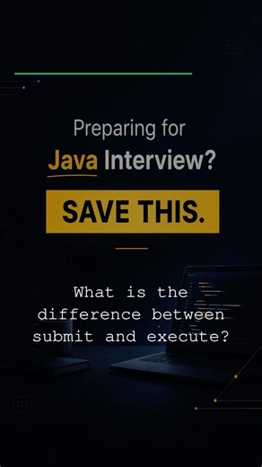 What is the difference between submit and execute | Most Asked Java Interview Questions #java #inter