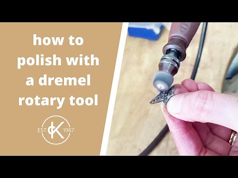 How To Polish With A Dremel Rotary Tool | Metalsmithing Tips | Top Tip Tuesday | Kernowcraft