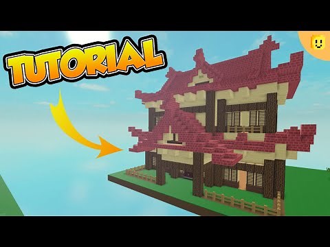 Japanese Styled 2 Story House (Tutorial) I Roblox Islands