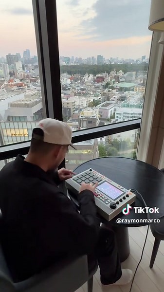Previewing some new cooks while on vacation. This one isnt perfect but the view was A1 #tokyo #japan #producertok #beats #mpclive
