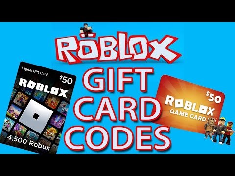 Free Roblox Gift Cards Codes - Free Robux Codes