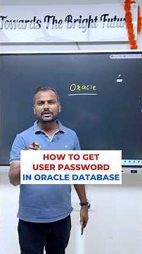 How to get user password in Oracle database | Learnomate Technologies