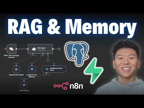 How to Set up Supabase and Postgres for RAG Agent with Memory in n8n (2025)