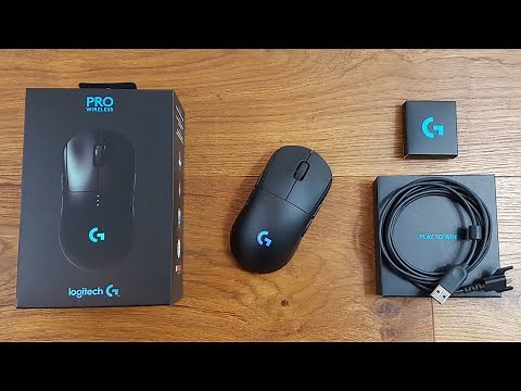 Logitech G PRO Wireless BEST WIRELESS GAMING MOUSE Unboxing and Complete Setup