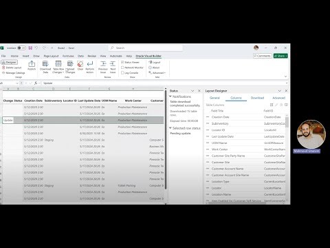 Intro to Oracle Visual Builder Add-in for Excel | (AI Auto-Translation Available in Any Language)