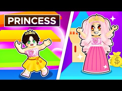 Turning into a PRETTY PRINCESS in Roblox!