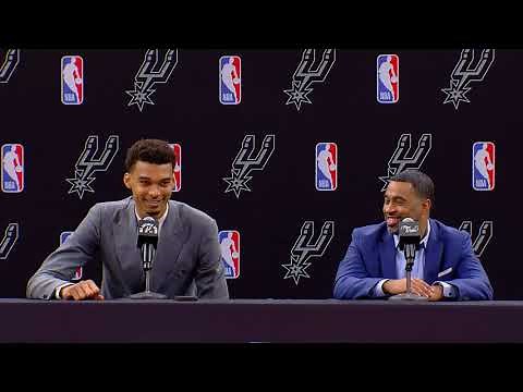 Victor Wembanyama’s Spurs Introductory Press Conference