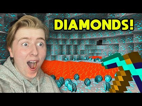 I Found My First Diamonds In Minecraft! (Part 2)