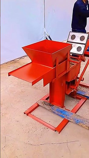 Manual Lever Brick Press Demonstration